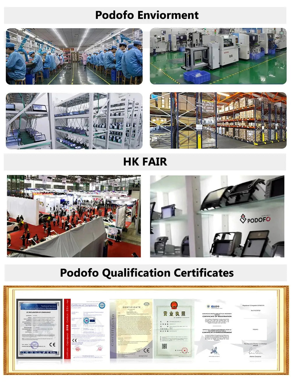 Podofo 2 Din Car Radio Stereo Bluetooth 7" HD Car Stereo Auto Audio Multimedia Player MP5 Universal Touch Screen USB TF FM