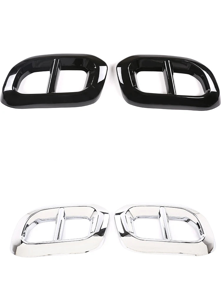 For 2020-22 Mercedes-Benz GLE 350 GLE 450 GLC GLS W167 X253 X167 2020 ABS car muffler exhaust pipe tail cover decorative sticker