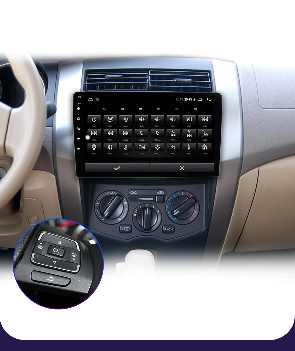 LEHX Universal 9/10 inch Wireless Carplay 2din Android 15 Car Radio Multimedia Video Player AutoRadio GPS Navigation 4G WiFi