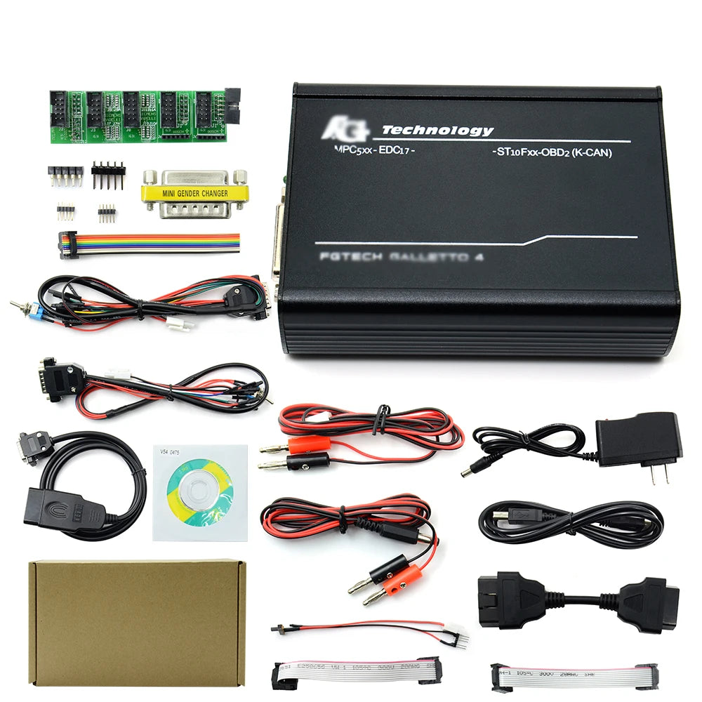 A+Fgtech Galletto 4 Master V54 FG-tech V54 0475 Support BDM Full Function Auto ECU Chip Tuning Tool