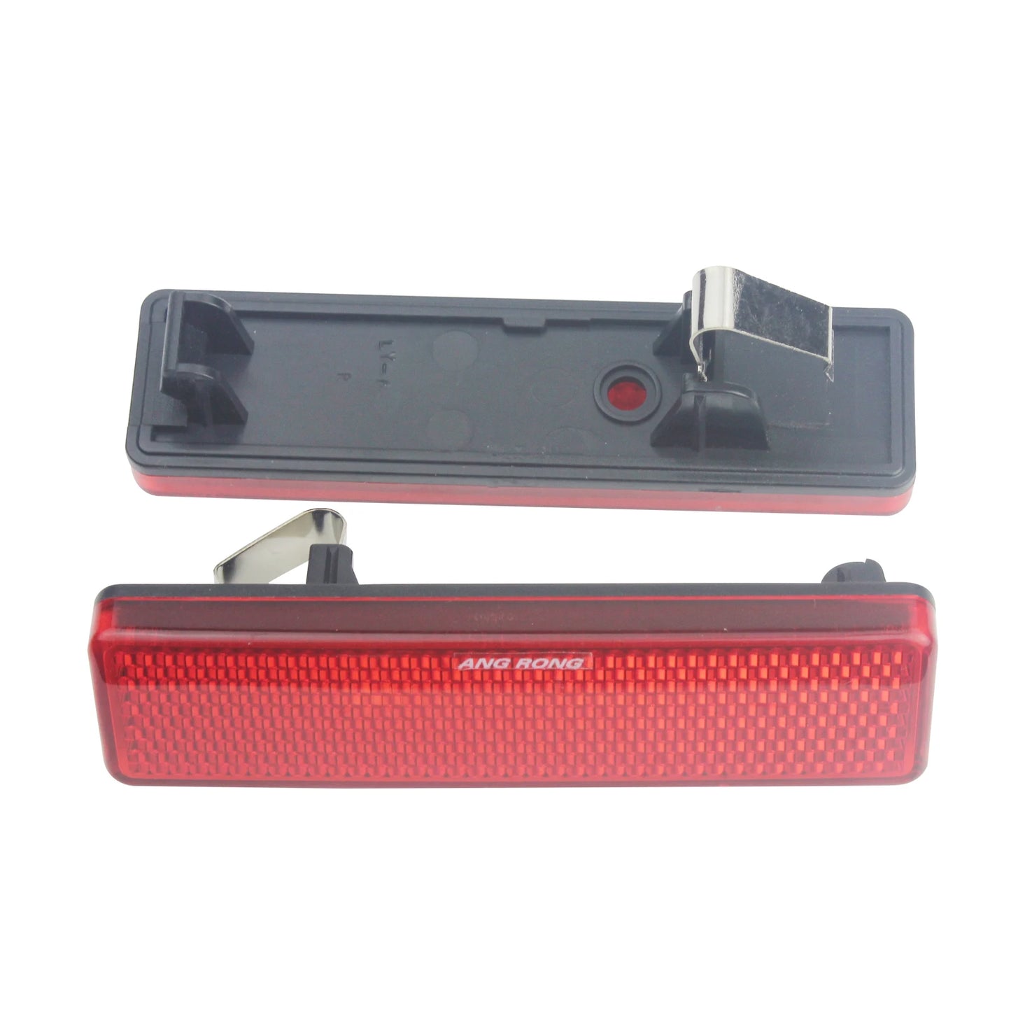 ANGRONG 2pcs Red Lens Rear Bumper Reflector L&R For Vauxhall Opel Vivaro Movano A Primastar