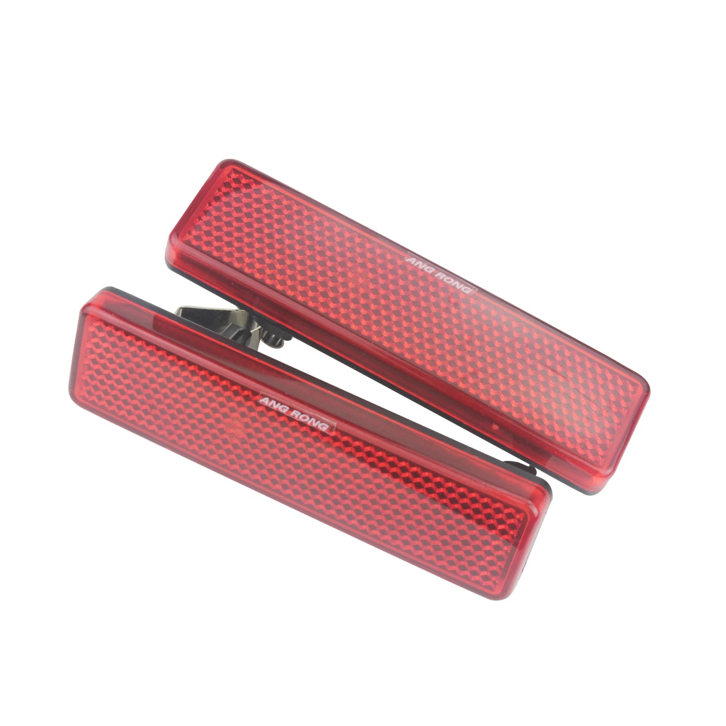 ANGRONG 2pcs Red Lens Rear Bumper Reflector L&R For Vauxhall Opel Vivaro Movano A Primastar