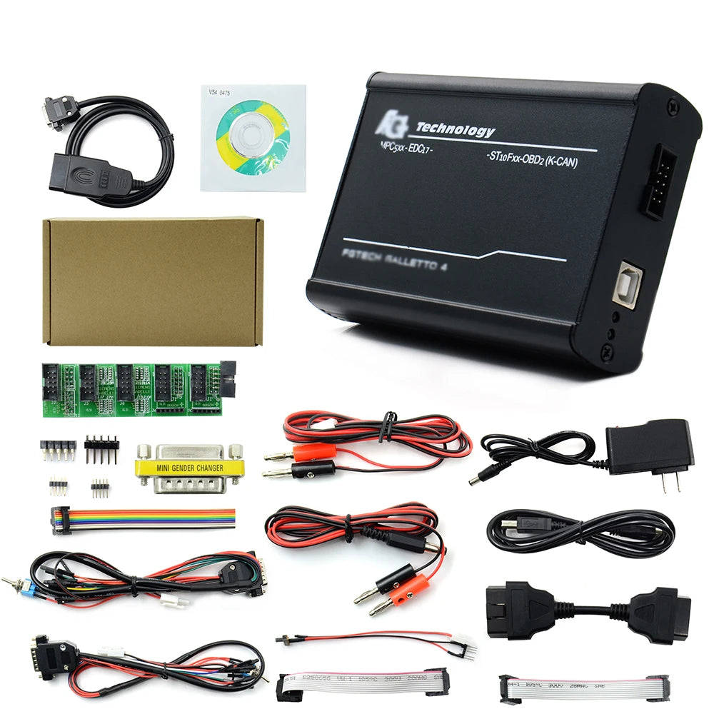 A+Fgtech Galletto 4 Master V54 FG-tech V54 0475 Support BDM Full Function Auto ECU Chip Tuning Tool