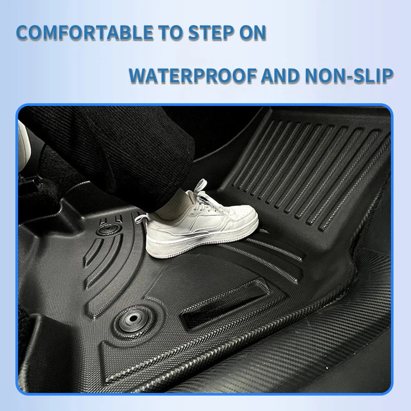 Custom Fit TPE Car Floor Mats for Audi A3 & A3L | Vehicle - Specific, Waterproof, Wear - Resistant One - Piece