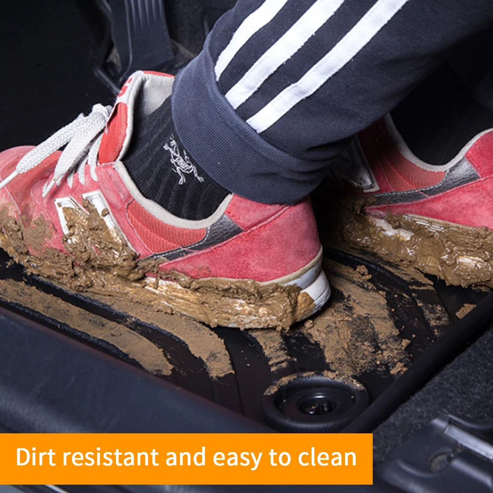 For Audi Q5L 2018-2024  Rubber Floor Mats Waterproof Non-Slip Fully Surrounded Car Accessories Car Rugs TPE Foot Pad