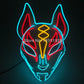 Halloween Carnival Party Costume Decoration Luminous LED Mask Halloween Mask LED Maske Light Up Party Masks for Glow Party