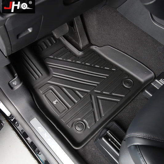 JHO TPE Car Rubber Floor Mat Carpet Cover For Ford Explorer 2020 2021 Base Limited XLT Platinum ST Interior Accessories