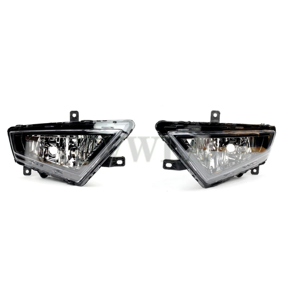 Halogen /LED Car Lights For Seat Leon FR 2013 2014 2015 2016 2017 Front Bumper Fog Light Lamp Light Grille And Wire Assembly