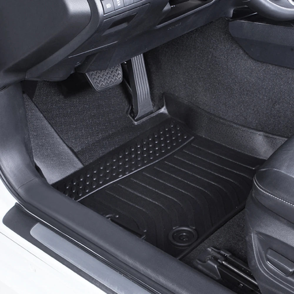 For Audi Q5L 2018-2024  Rubber Floor Mats Waterproof Non-Slip Fully Surrounded Car Accessories Car Rugs TPE Foot Pad