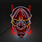 Halloween Carnival Party Costume Decoration Luminous LED Mask Halloween Mask LED Maske Light Up Party Masks for Glow Party