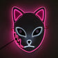 Halloween Carnival Party Costume Decoration Luminous LED Mask Halloween Mask LED Maske Light Up Party Masks for Glow Party
