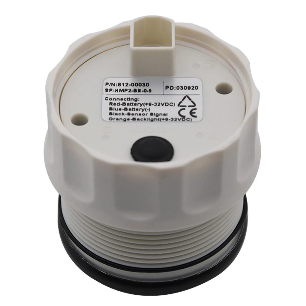 52mm 2'' Marine Boat Oil Pressure Gauge 0-5Bar 10Bar 30Bar Indicator Universal 12V/24V Car Pressure Meter with 7 Color Backlight