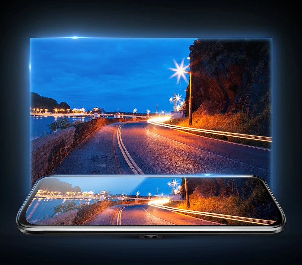 AZDOME PG17 12" WiFi Mirror Dash Cam 4K Front and 1080P Rear View Mirror Camera for Cars Dual Camera Waterproof Backup Camera