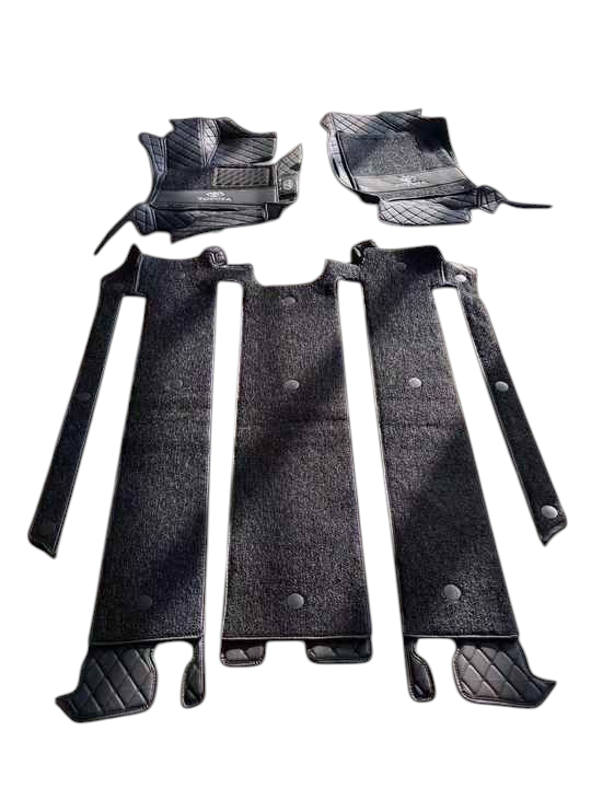 Alfombras Impermeables Dobles Hechas con cuero ecológico artificial ala medida exacta de cada automóvil 3 Filas de Alfombras 7 a 9 Asientos del Automóvil ( +  ALFOMBRAS DE MALETERO O CAJUELA )
