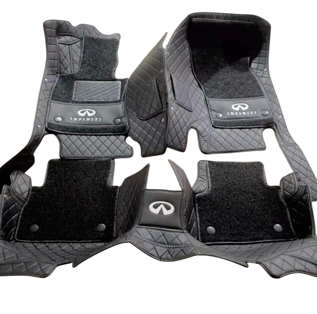 Alfombras Impermeables Dobles Hechas con cuero ecológico artificial ala medida exacta de cada automóvil 3 Filas de Alfombras 7 a 9 Asientos del Automóvil ( NO INCLUYE ALFOMBRAS DE MALETERO O CAJUELA )