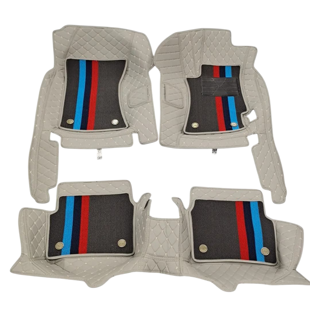 Alfombras Impermeables Dobles Hechas con cuero ecológico artificial ala medida exacta de cada automóvil 3 Filas de Alfombras 7 a 9 Asientos del Automóvil ( NO INCLUYE ALFOMBRAS DE MALETERO O CAJUELA )