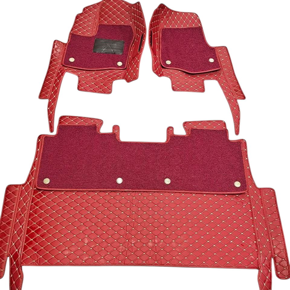 Alfombras Impermeables Dobles Hechas con cuero ecológico artificial ala medida exacta de cada automóvil 3 Filas de Alfombras 7 a 9 Asientos del Automóvil ( NO INCLUYE ALFOMBRAS DE MALETERO O CAJUELA )