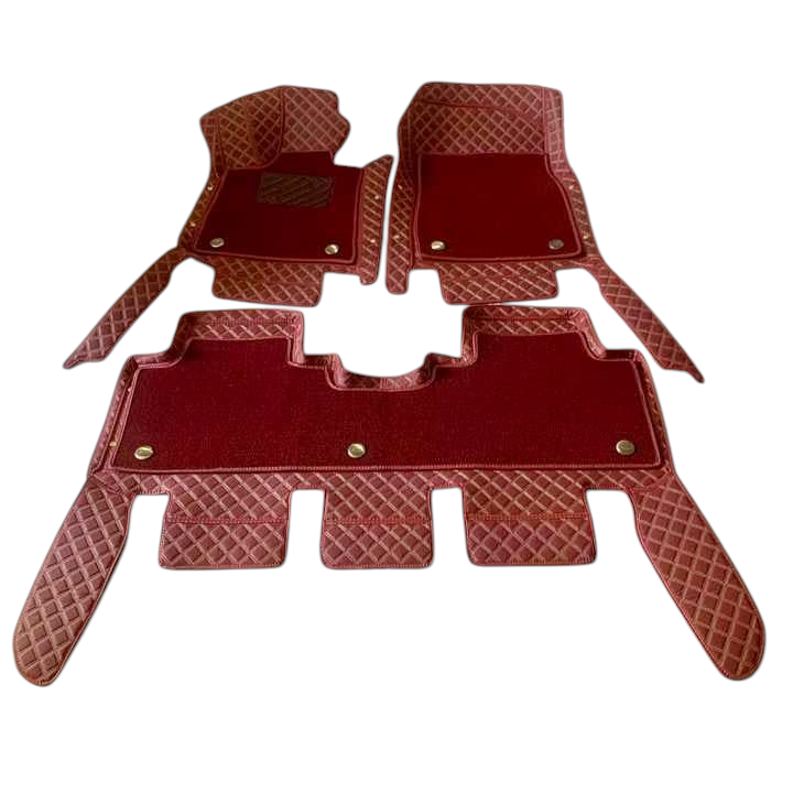 Alfombras Impermeables Dobles Hechas con cuero ecológico artificial ala medida exacta de cada automóvil 3 Filas de Alfombras 7 a 9 Asientos del Automóvil ( NO INCLUYE ALFOMBRAS DE MALETERO O CAJUELA )