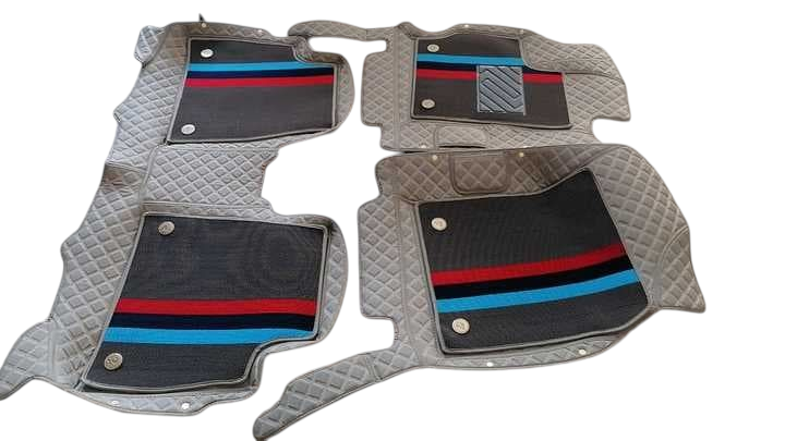 Alfombras Impermeables Dobles Hechas con cuero ecológico artificial ala medida exacta de cada automóvil 3 Filas de Alfombras 7 a 9 Asientos del Automóvil ( NO INCLUYE ALFOMBRAS DE MALETERO O CAJUELA )