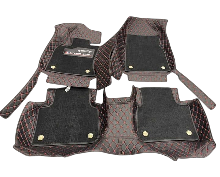 Alfombras Impermeables Dobles Hechas con cuero ecológico artificial ala medida exacta de cada automóvil 3 Filas de Alfombras 7 a 9 Asientos del Automóvil ( NO INCLUYE ALFOMBRAS DE MALETERO O CAJUELA )