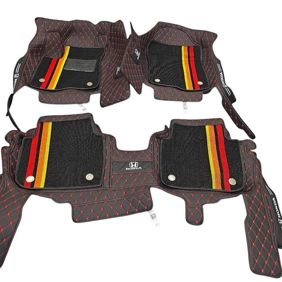 Alfombras Impermeables Dobles Hechas con cuero ecológico artificial ala medida exacta de cada automóvil 3 Filas de Alfombras 7 a 9 Asientos del Automóvil ( NO INCLUYE ALFOMBRAS DE MALETERO O CAJUELA )