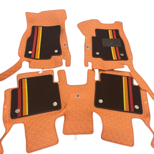 Alfombras Impermeables Dobles Hechas con cuero ecológico artificial ala medida exacta de cada automóvil 2 Filas de Alfombras 2 a 5 Asientos del Automóvil + ALFOMBRAS DE MALETERO O CAJUELA