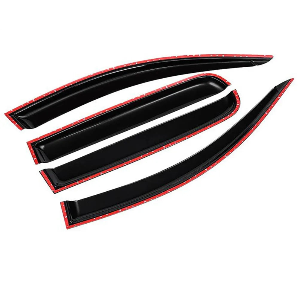 For Peugeot 508 Sedan 2011-2015 Window Visors Rain Guard Side Vent Deflector Weathershield Moulding Trim Cars Accessories
