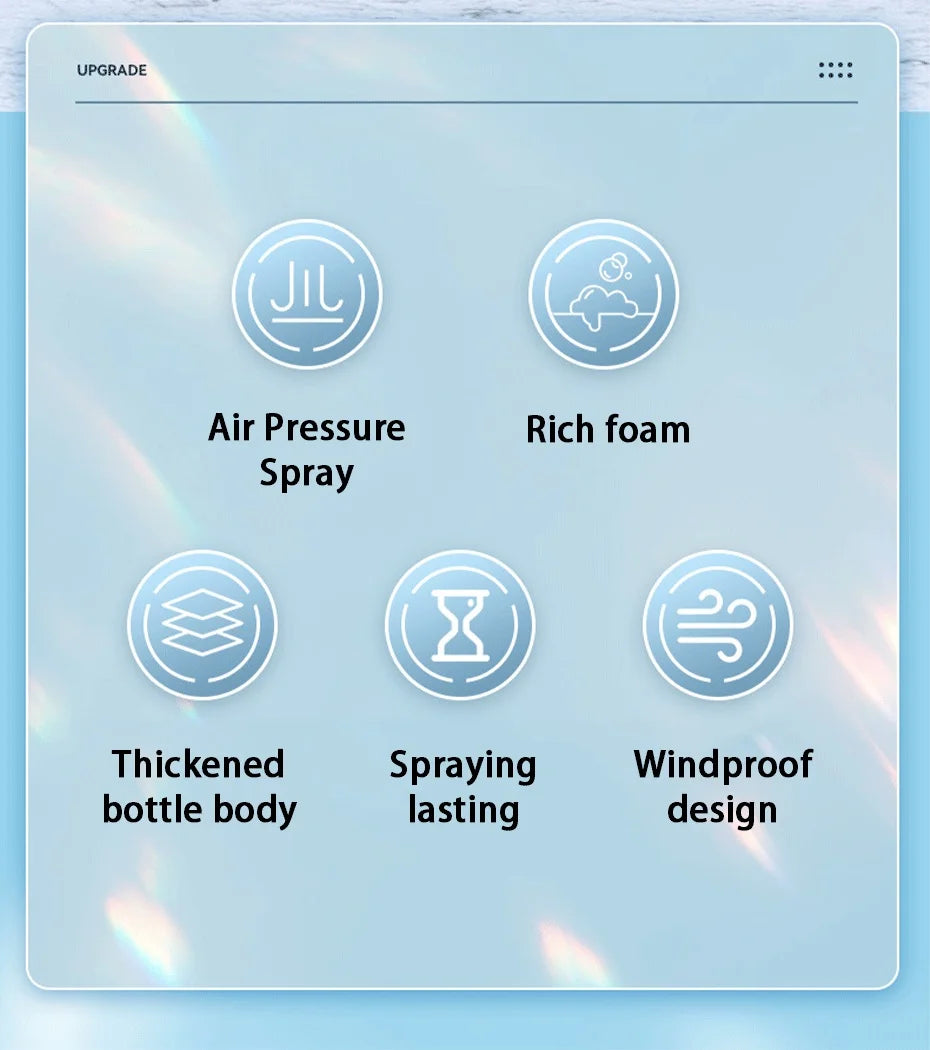 SEAMETAL 2L Hand Pump Foam Sprayer Pneumatic Washer Foam Snow Foam High Pressure Car Wash Spray Bottle for Car Home Cleaning