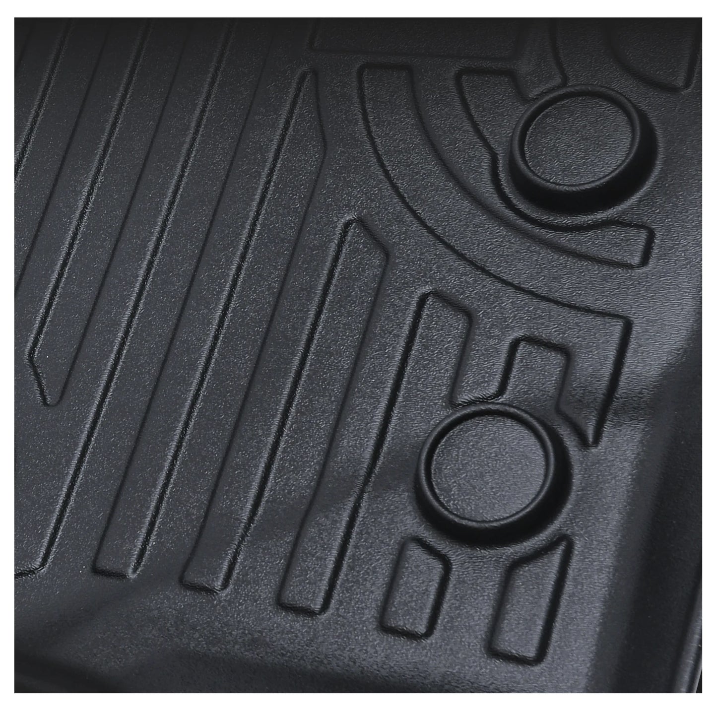 3D TPE Car Floor Mats Floor Liners for Ford Ranger Raptor 2018 2019 2020 2021 2022 Waterproof High Edge Mat 4x4 Car Accessories