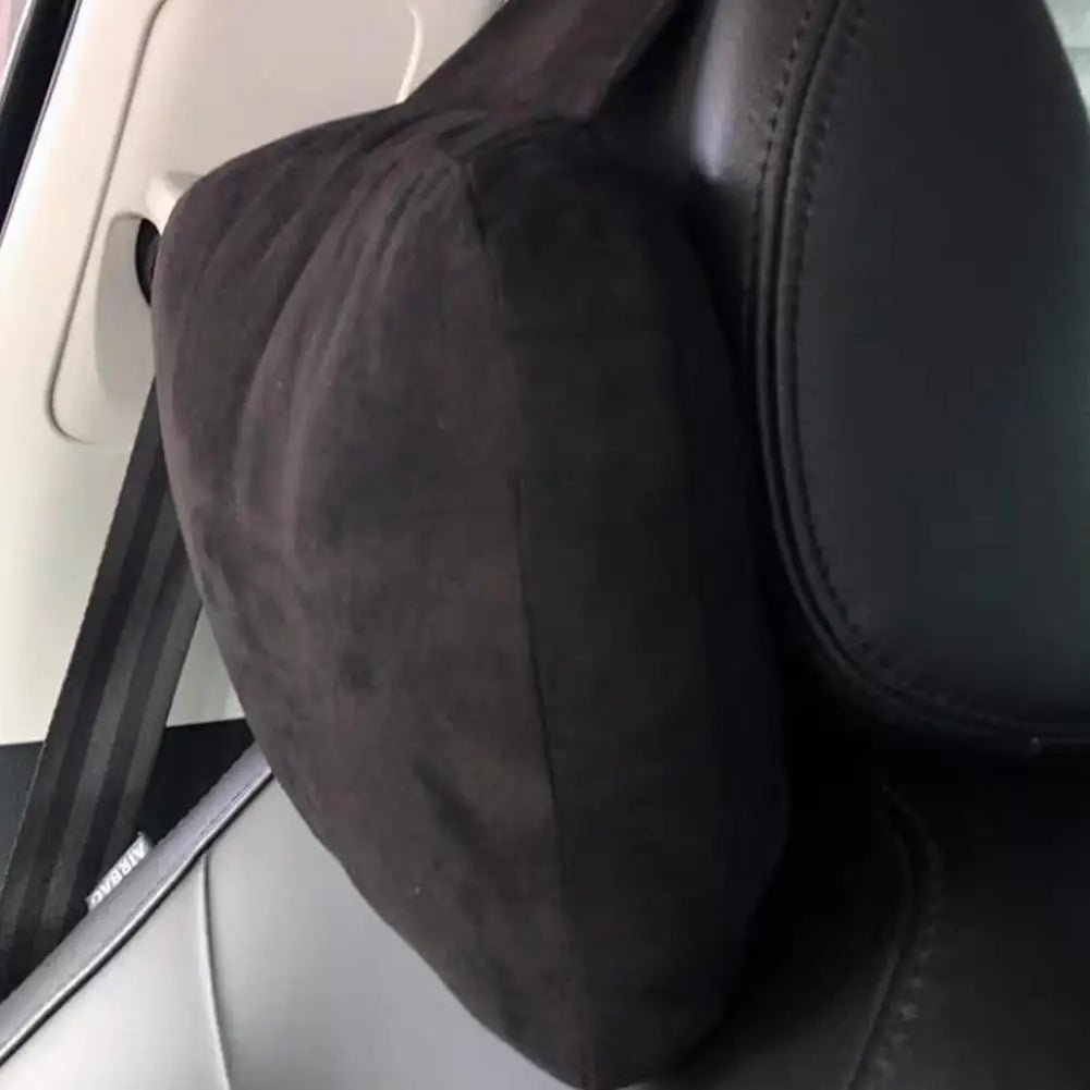 Car Headrest Pillow Memory Foam Neck Adjustable Car Pillow Neck Rest Cushion Relieve Fatigue for Universal Car Head Support