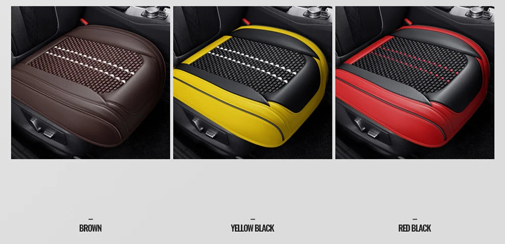 Leather Front Car Seat Protectors Covers Cushion Luxury Waterproof For i40 g30 nissan qashqai j10 kicks aveo byd sealion 6