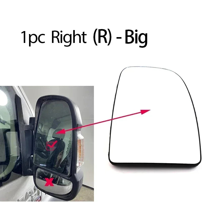 Rearview Mirror Glass Door Wing Mirror For Peugeot Boxer Manager for Citroen Relay Jumper With Heated Door Wing Rearview Mirrors