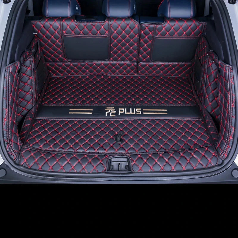 Car Trunk Mats for BYD Atto3 Yuan Plus EV 2021 2022 2023 Trunk Protector Pad Storage Bags Cargo Liner Car Interior Accessories