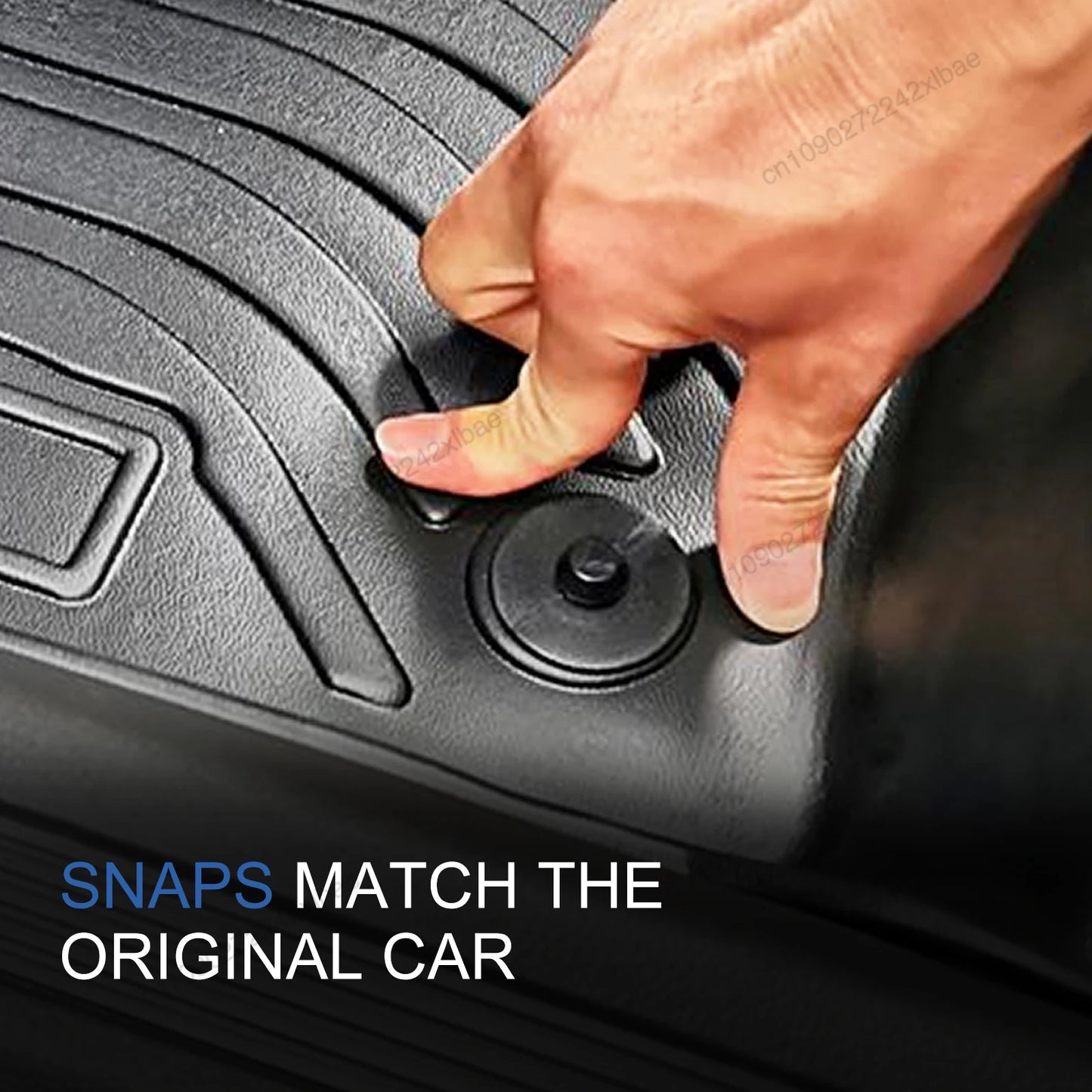 Car Floor Mats Cargo Liner Trunk Pad TPE 3D Foot Mat Waterproof All Weather BLACK For Polestar 4 2025 2024 2023