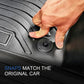Car Floor Mats Cargo Liner Trunk Pad TPE 3D Foot Mat Waterproof All Weather BLACK For Polestar 4 2025 2024 2023