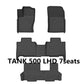 Fit for GWM TANK 500 car carpet TANK 500 car Floor mat TANK 500 trunk mat Full Set Trim to Fit UAZ TANK 500 waterproof floor mat