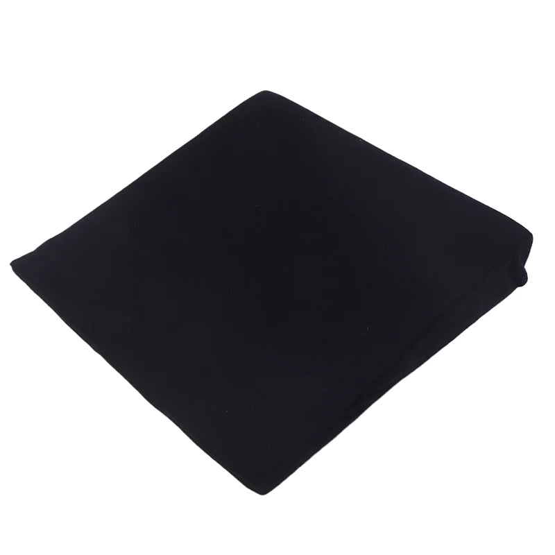 1Pieces Black Memory Foam Car Seat Cushion – Leveling Pad, Height-Enhancing, Fatigue Relief, Ideal Car Accessory