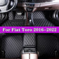 Car Foot Pads Automotive Liners For Fiat Toro 2016-2022 Protective Pad Custom Leather Auto Floor Mats Automobile Carpet Cover