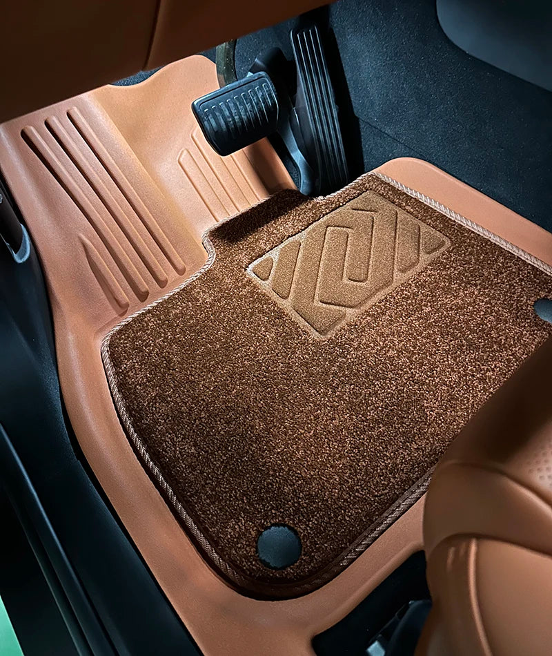 Wholesale Car Floor Mats for Lixiang L7 2023 2024 2025 Waterproof Non-slip Foot Pad TPE Car Carpet Black Floor Liners Trunk Mats