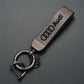 Car Logo Keychain Decoration Pendant Key Ring For Audi A5 Q5 A3 A4 A6 A1 A2 A7 A8 Q1 Q2 Q3 Q4 Q6 Q7 Q8 TT S5 B8 Quattro C6 B9 B6