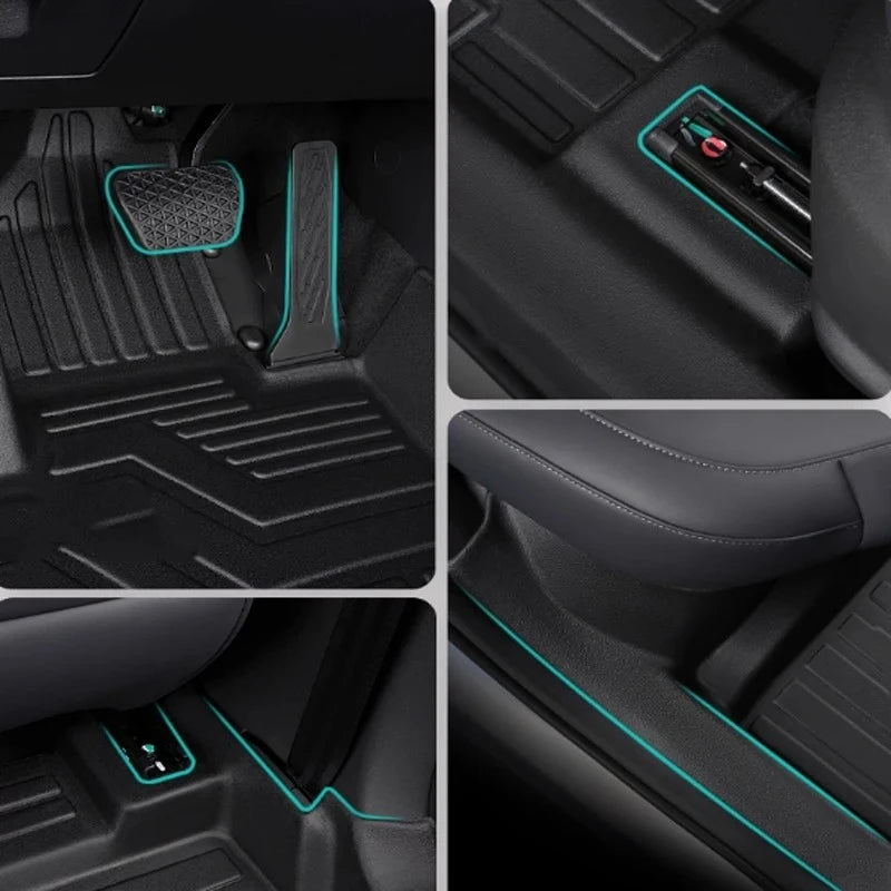 For Changan UNI-T 2020-2023 Car Interior Protection Full Surround Carpet Threshold TPE Car Floor Mat Accessories