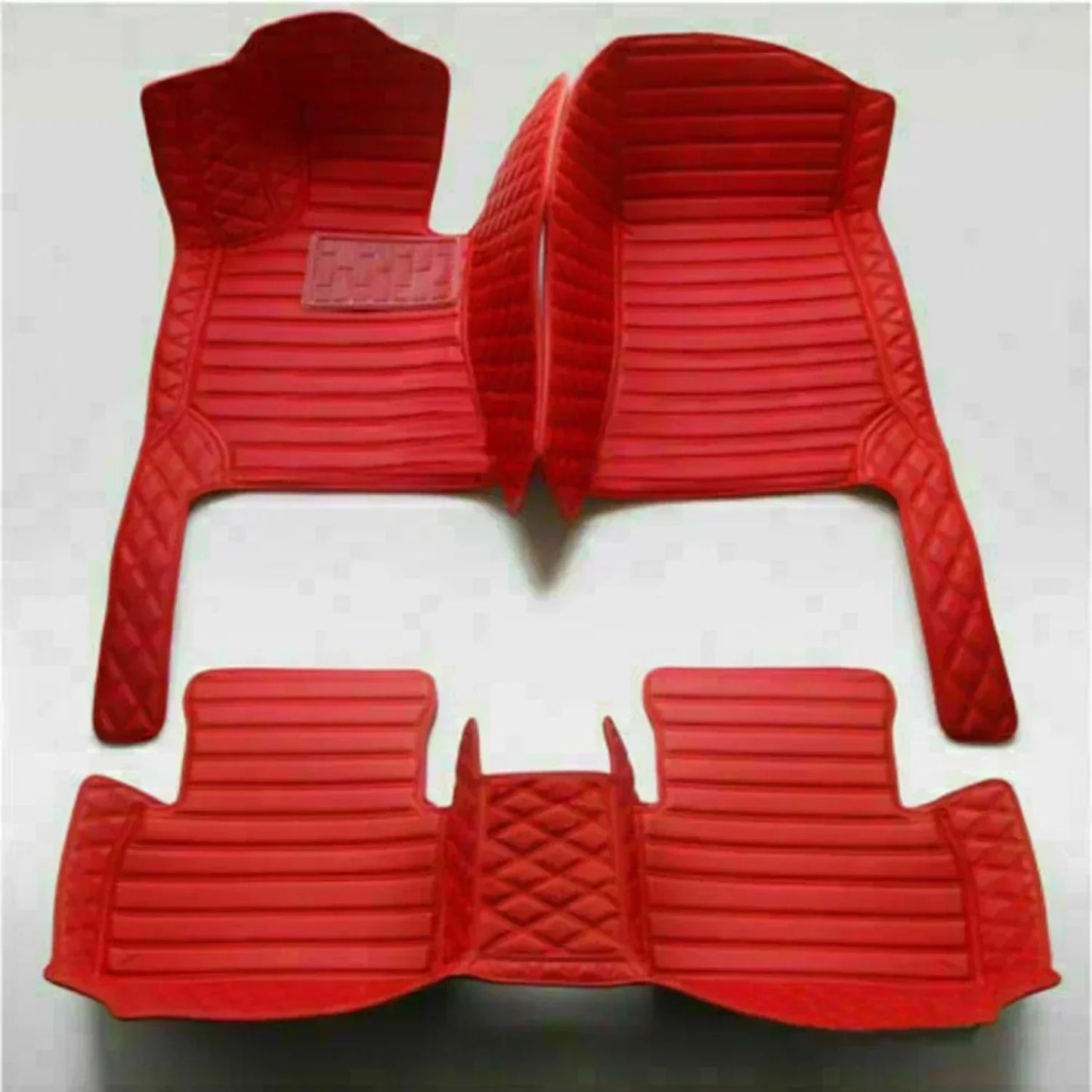 Leather Car Floor Mats For Seat Leon MK3 2012 2013 2014 2015 2016 2017 2018 2019 2020 All Weather Waterproof Car Floor Mats