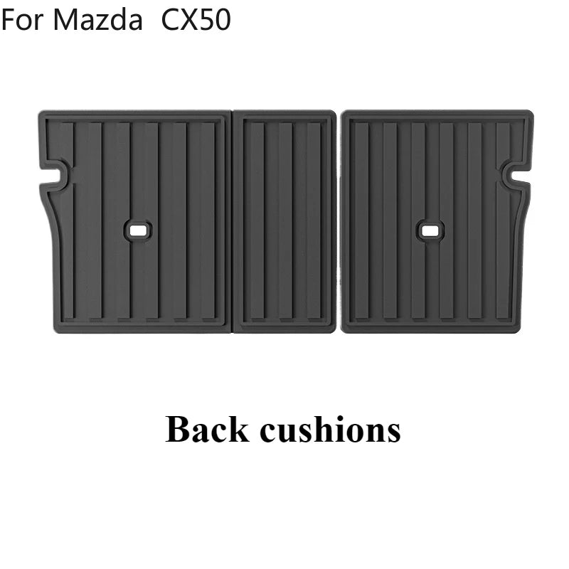 For Mazda CX-50 CX50  Floor Mats Trunk Mats All Weather Front Rear Cargo Liner Mat  Waterproof Anti-Slip Foot Pads Accessories