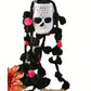1pc Car Skull Halloween Ornament, Car Decoration, Rearview Mirror Decoration, Hand-Crocheted and Creative