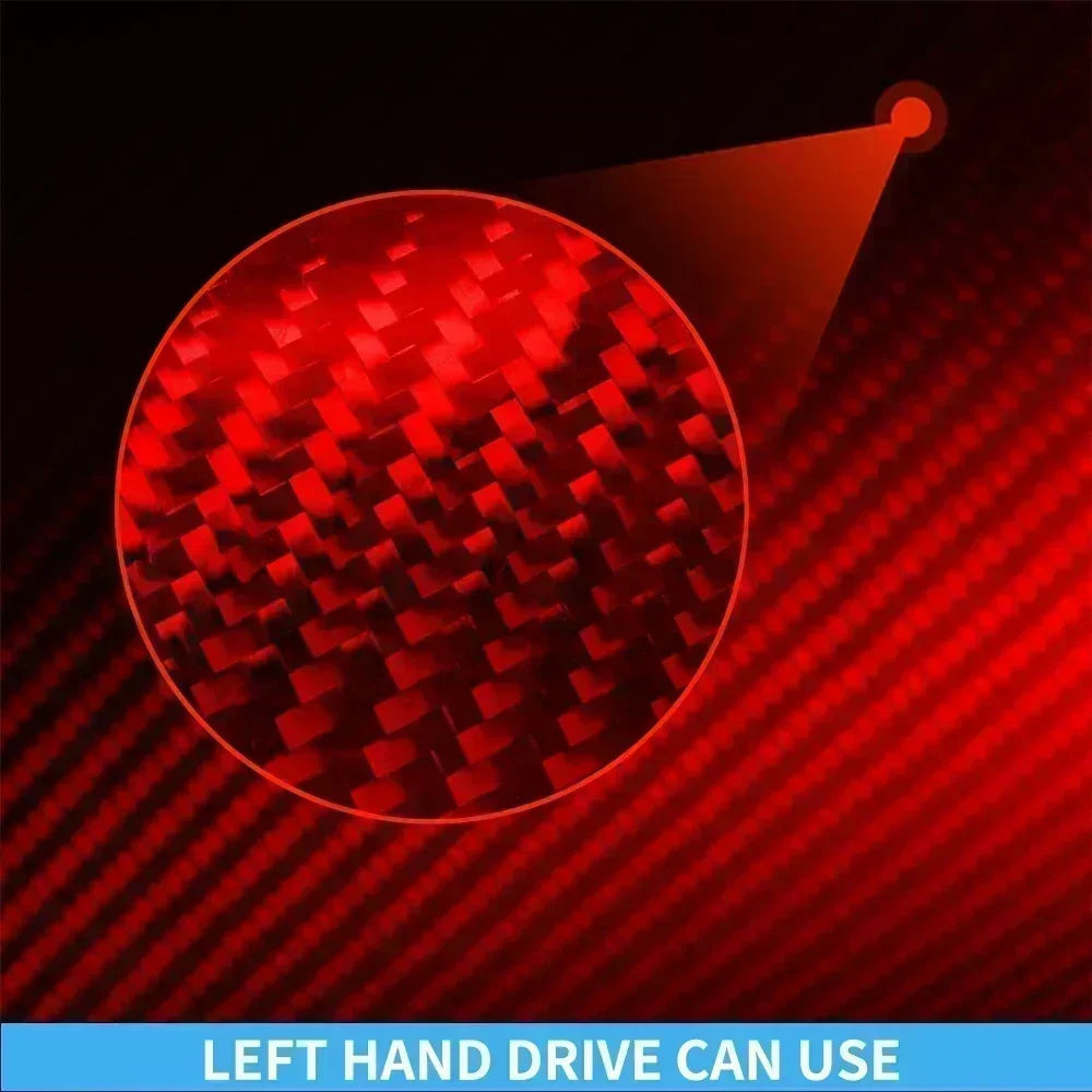 For Chrysler 300 300C 2015-2021 Carbon Fiber Center Console Dashboard Panel Interior Cover Stickers Auto Trim Car Accessories