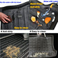 Trunk Mats For Mazda 3 Mazda3 Axela Sedan BP 2023 2022 2021 2020 2019 High Temperature Resistant Storage Carpet Auto Accessories