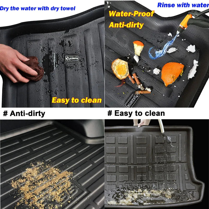 Trunk Mats For Mazda 3 Mazda3 Axela Sedan BP 2023 2022 2021 2020 2019 High Temperature Resistant Storage Carpet Auto Accessories