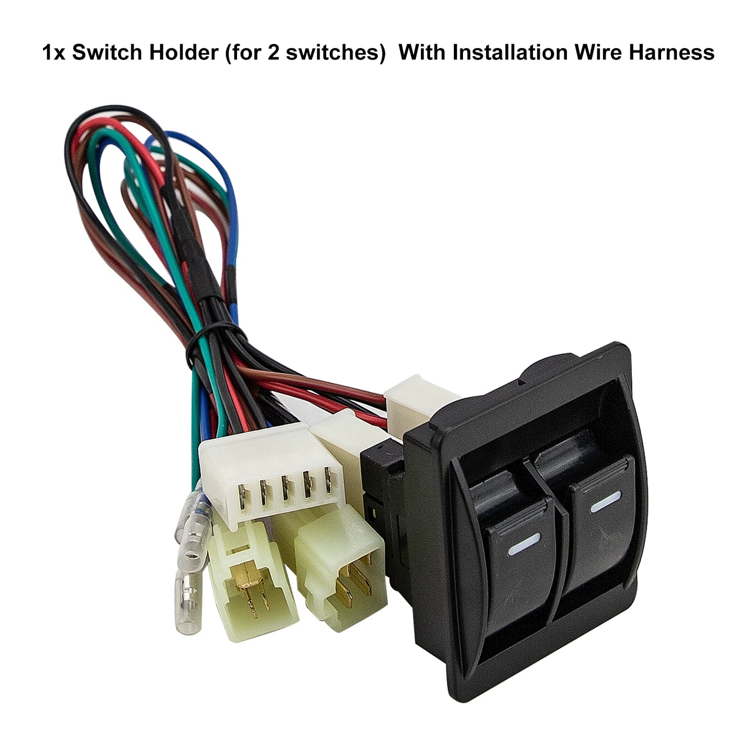 12V Universal Car Power Window Switch Regulator Kits with Wiring Harness For 2 Doors