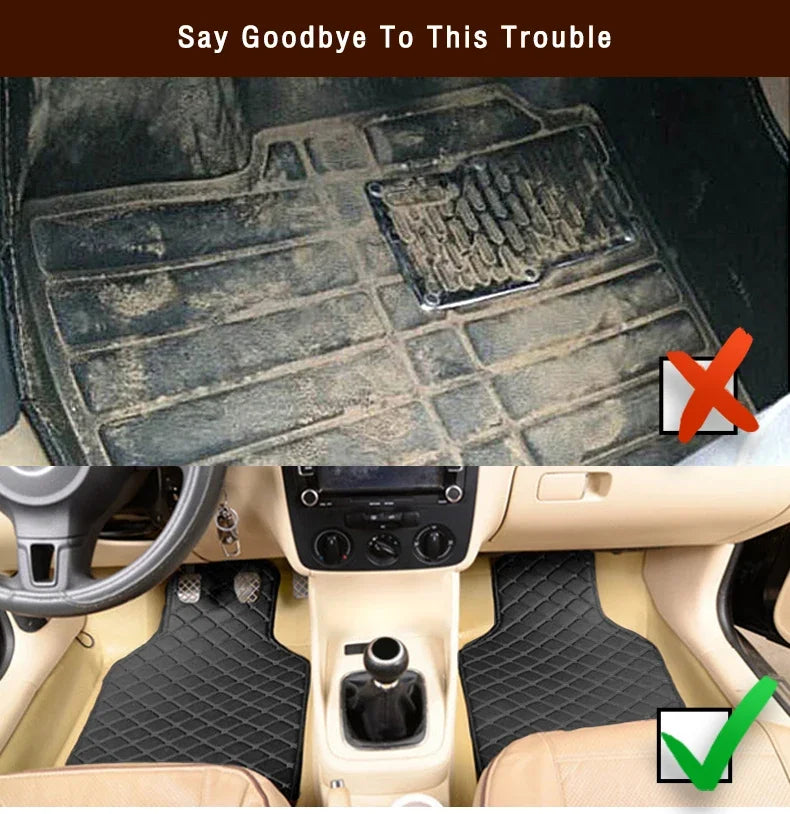 Universal General Car Floor Mats Floorlines Foot Pads Interior Carpets Waterproof Auto Rugs Styling Part Accessories Protective