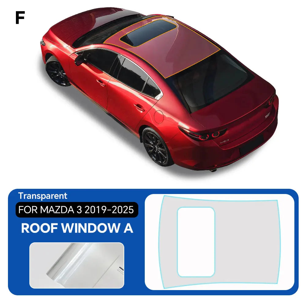 For Mazda 3 2019-2025 TPU Paint Protection Film Pre-cut PPF Anti-Scratch Car Body Clear Bra Resistant Invisible Car Accessories